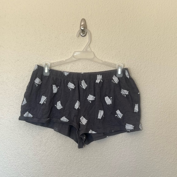 Forever 21 | Gray Cat Pajama Shorts - Picture 2 of 7